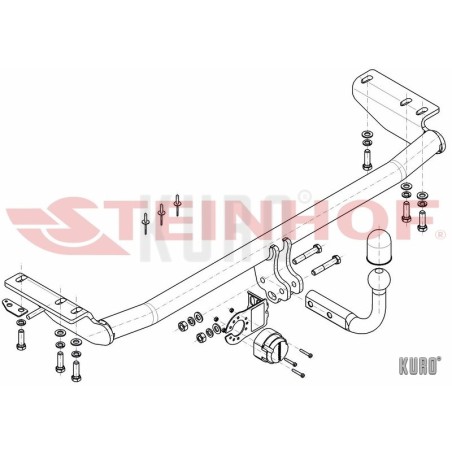Steinhof hak holowniczy Volvo S60 I 2000-2009