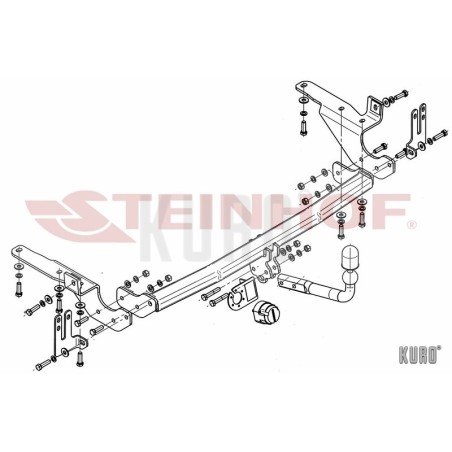 Steinhof hak holowniczy Toyota RAV4 (III) 2006-2013