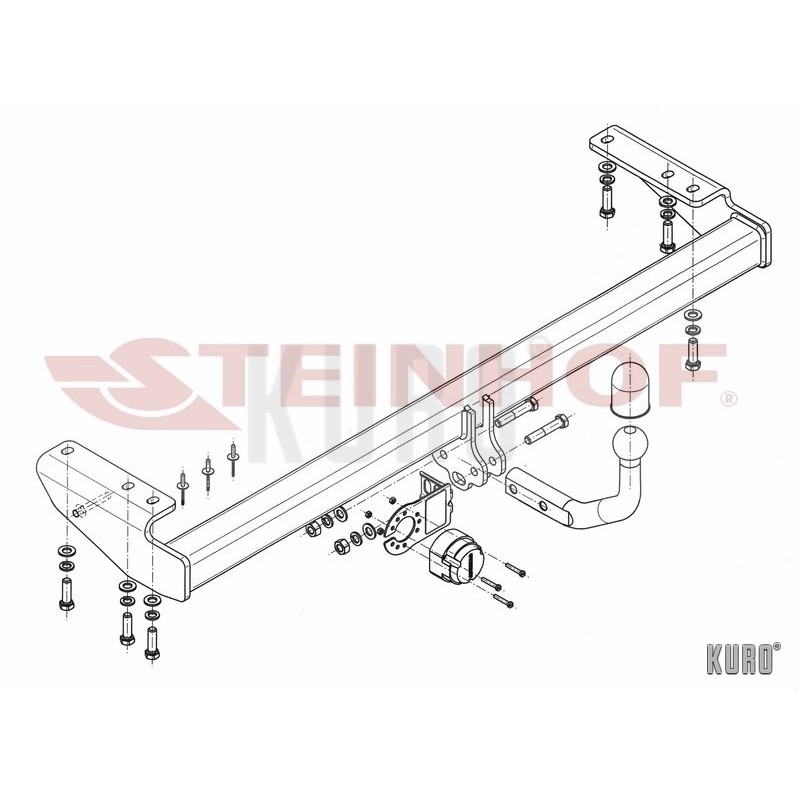 Steinhof hak holowniczy Volvo V70 II 2000-2007