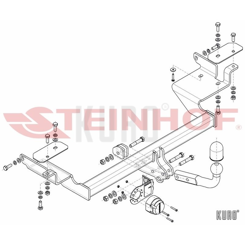 Steinhof hak holowniczy Volvo S40 I 1995-2000
