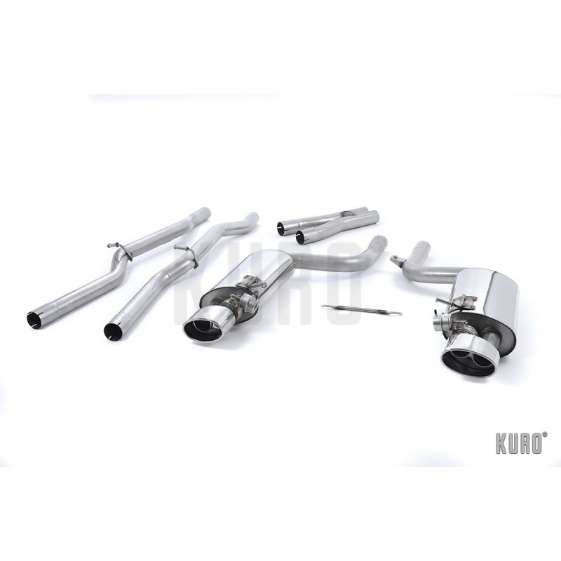 Milltek Audi RS4 B7 4.2 V8 Cat-back Valved Non-resonated