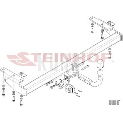 Steinhof hak holowniczy Volvo S80 I 1998-2006