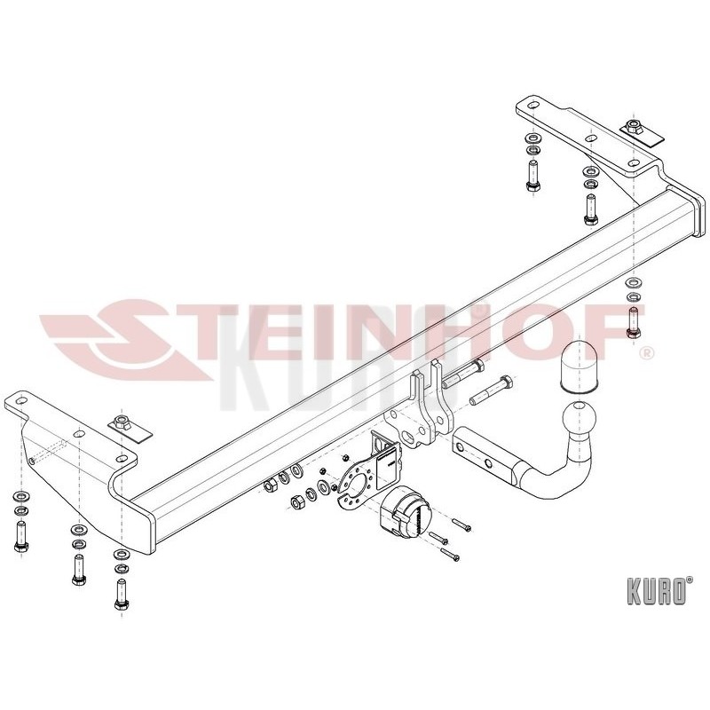 Steinhof hak holowniczy Volvo S80 I 1998-2006