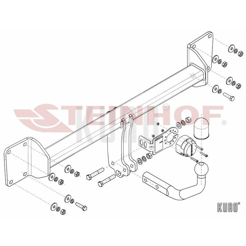 Steinhof hak holowniczy Volvo S90 II 2016-