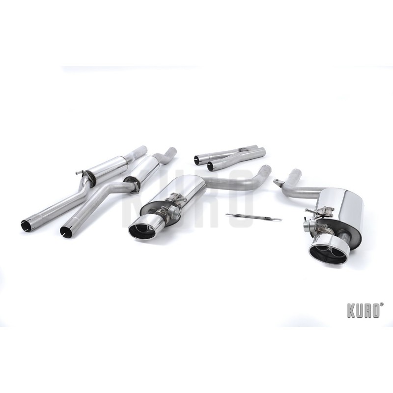 Milltek Audi RS4 B7 4.2 V8 Cat-back Valved Resonated