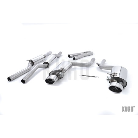 Milltek Audi RS4 B7 4.2 V8 Cat-back Valved Resonated