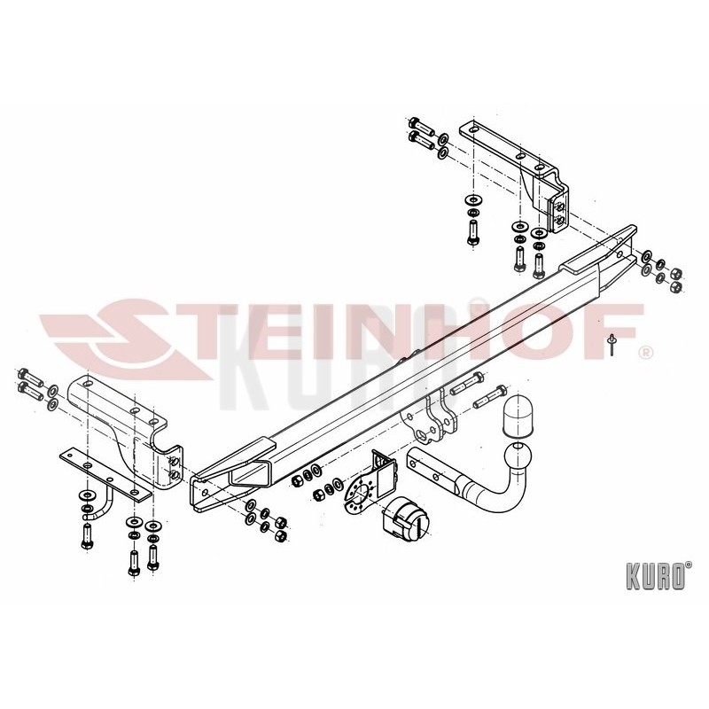 Steinhof hak holowniczy Volvo XC70 2000-2007