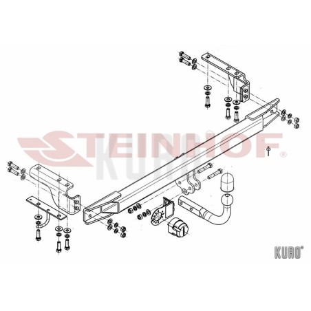 Steinhof hak holowniczy Volvo XC70 2000-2007