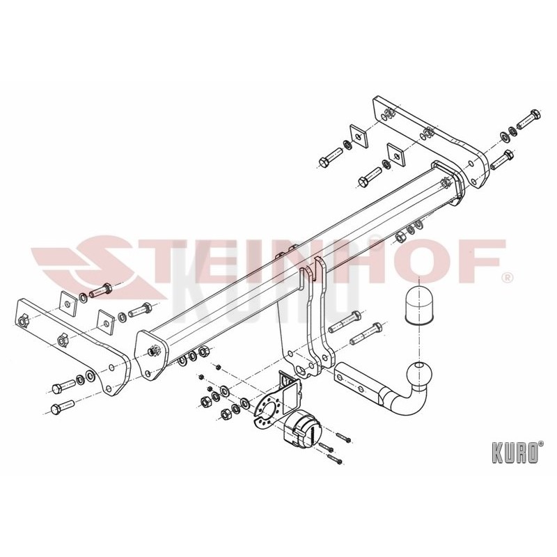 Steinhof hak holowniczy Volvo XC70 2007-2016