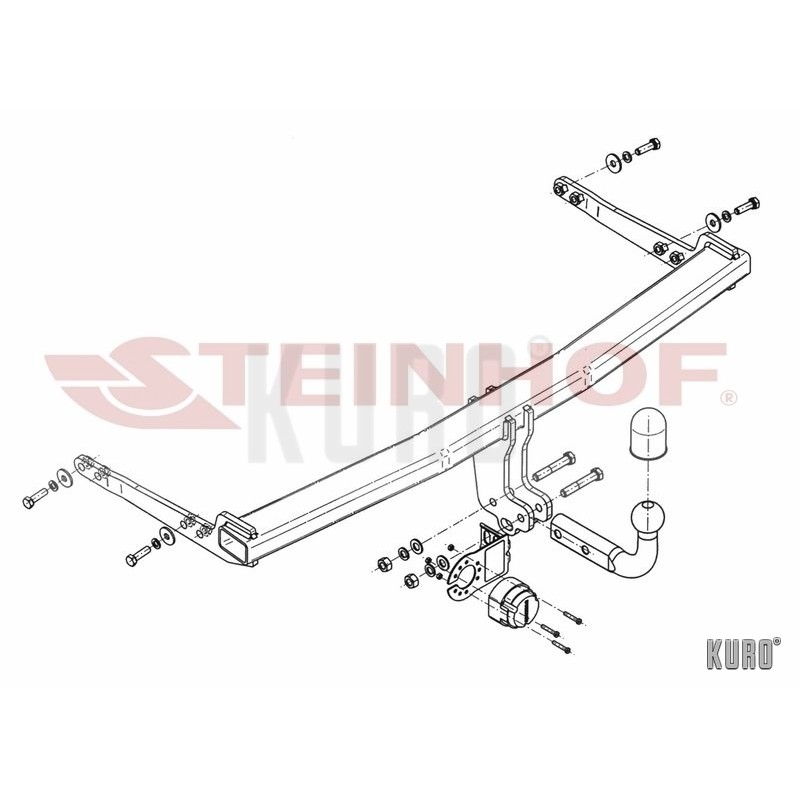 Steinhof hak holowniczy Volkswagen Golf VII Hatchback 2012-2019