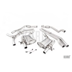 Milltek Audi RS4 B9 2.9 TFSI Cat-back Non-resonated Race