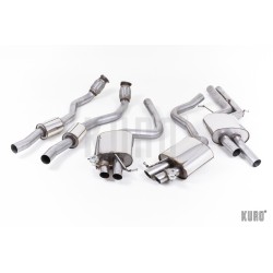 Milltek Audi RS4/RS5 B8 4.2 FSI Cat-back Resonated (EC)