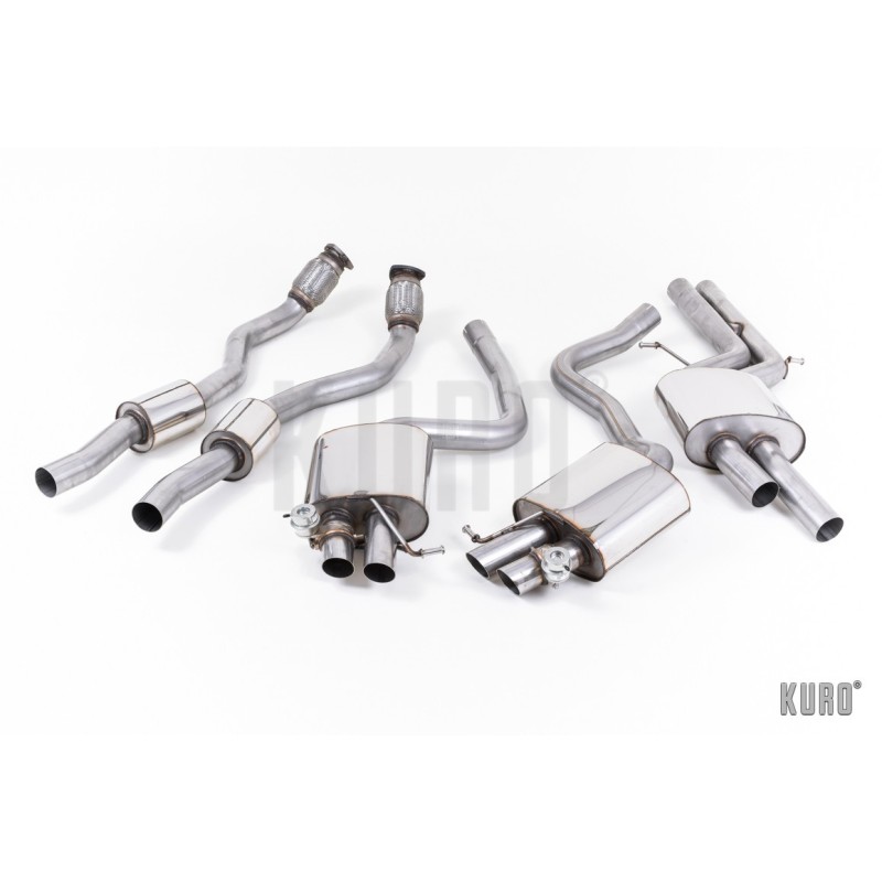 Milltek Audi RS4/RS5 B8 4.2 FSI Cat-back Resonated (EC)