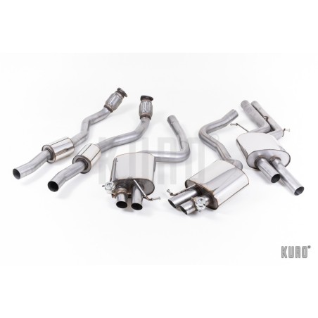 Milltek Audi RS4/RS5 B8 4.2 FSI Cat-back Resonated (EC)