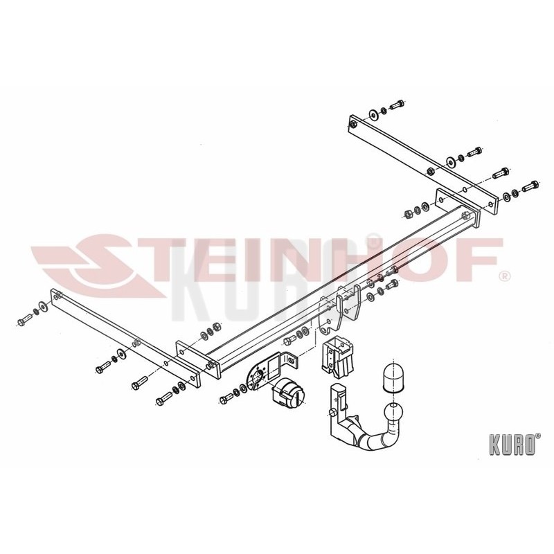 Steinhof hak holowniczy Ford C-MAX II 2010-2019