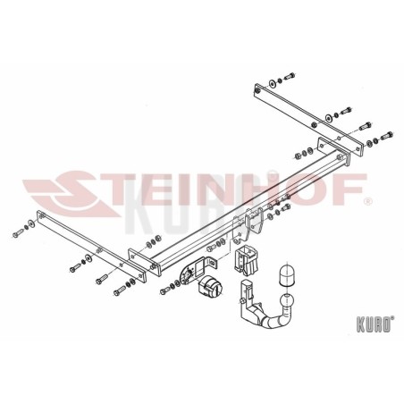 Steinhof hak holowniczy Ford C-MAX II 2010-2019