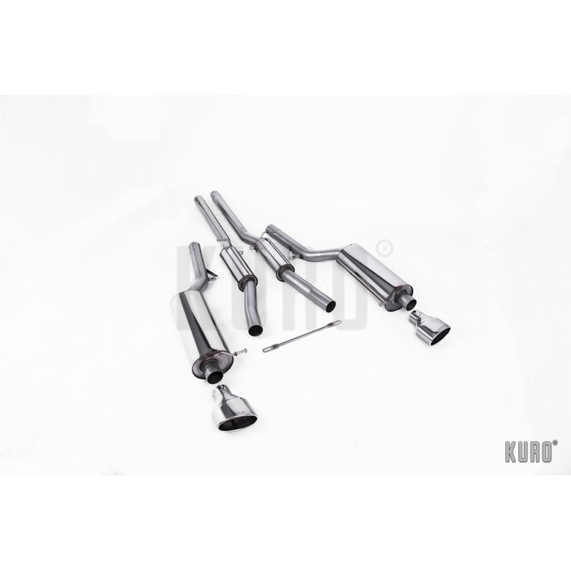 Milltek Audi RS6 C5 4.2 V8 Cat-back Resonated (EC)