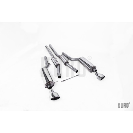 Milltek Audi RS6 C5 4.2 V8 Cat-back Resonated (EC)