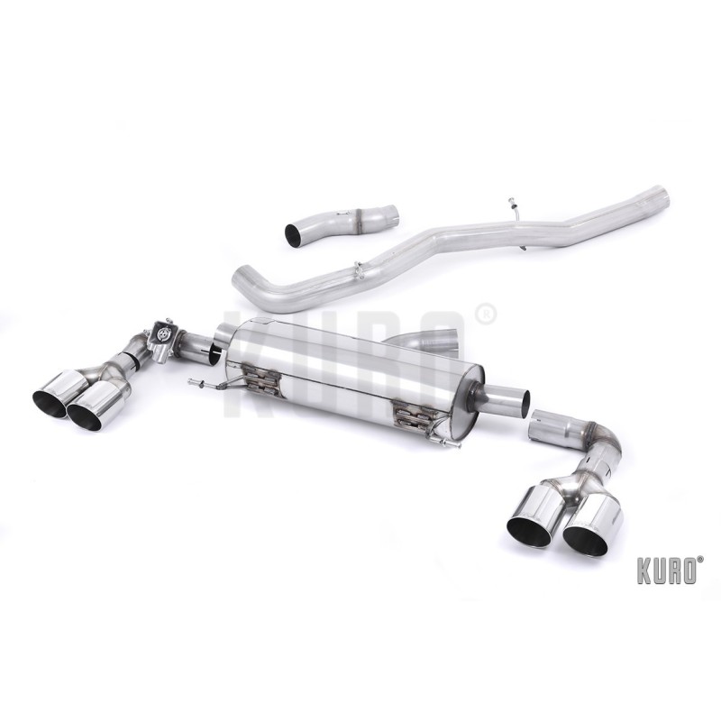 Milltek Audi S1 2.0 TFSI Cat-back Non-resonated