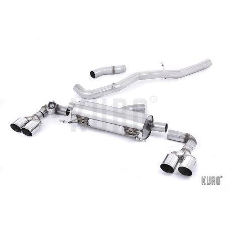 Milltek Audi S1 2.0 TFSI Cat-back Non-resonated