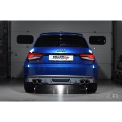 Milltek Audi S1 2.0 TFSI Cat-back Non-resonated