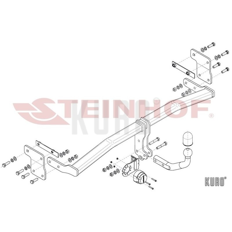 Steinhof Hak holowniczy Kia Ceed Hatchback III. (CD) 2018-