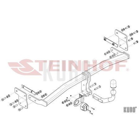 Steinhof Hak holowniczy Kia Ceed Hatchback III. (CD) 2018-