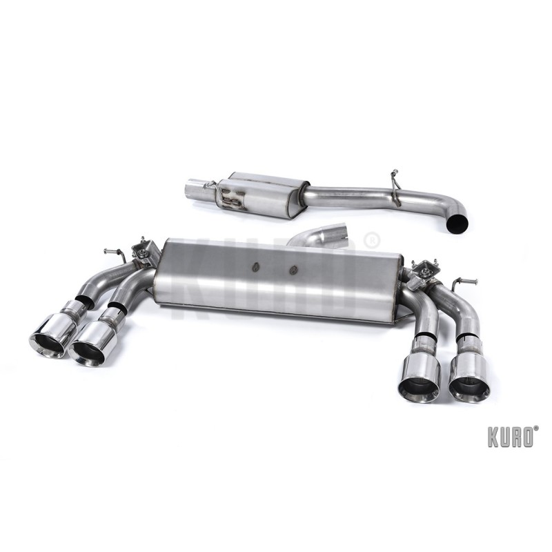 Milltek Audi S3 8V 2.0 TSI Cat-back Resonated (EC)