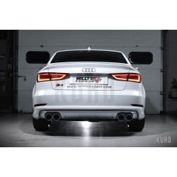 Milltek Audi S3 8V 2.0 TSI Cat-back Resonated (EC)
