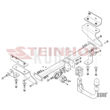 Steinhof Hak wypinany Mustang Mach-E SUV 2020-