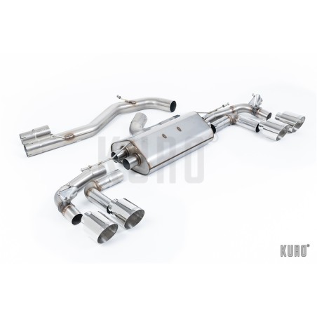 Milltek Audi S3 8Y Sportback 2.0 TSI GPF-back Non-resonated