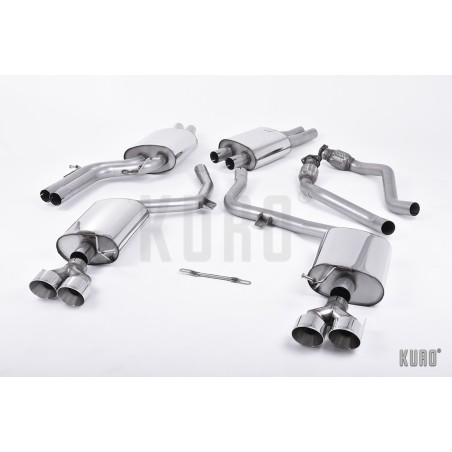 Milltek Audi S4 / S5 Sportback B8.5 3.0 TFSI Cat-back Resonated