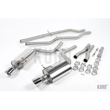 Milltek Audi S4 B6 4.2 V8 Cat-back Non-resonated