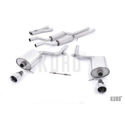 Milltek Audi S4 B6 4.2 V8 Cat-back Resonated