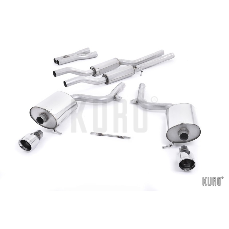 Milltek Audi S4 B6 4.2 V8 Cat-back Resonated