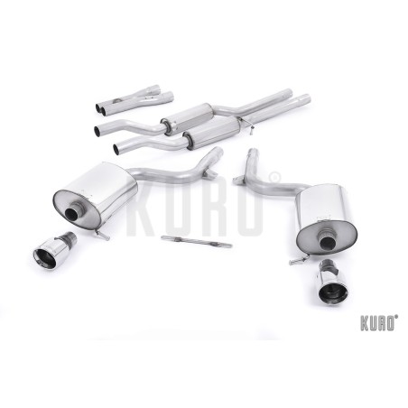 Milltek Audi S4 B6 4.2 V8 Cat-back Resonated