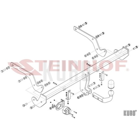 Steinhof hak holowniczy Dacia Logan III 2021-