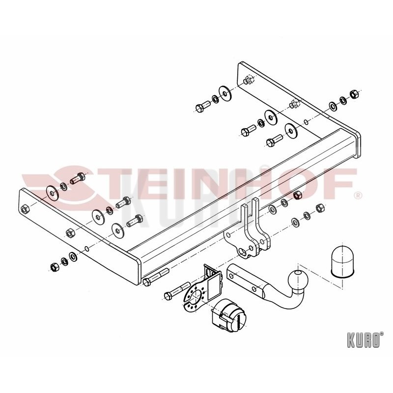 Steinhof hak holowniczy Volkswagen Multivan T6.1 2019-