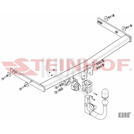 Steinhof hak wypinany Seat Altea FL 2009-2015