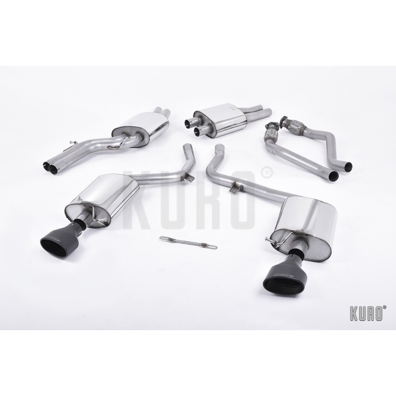 Milltek Audi S5 Coupe/Cabrio B8 3.0 TFSI Cat-back Resonated (EC)