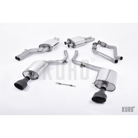 Milltek Audi S5 Coupe/Cabrio B8 3.0 TFSI Cat-back Resonated (EC)