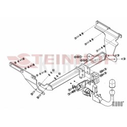 Steinhof hak wypinany Toyota Verso S 2010-2015