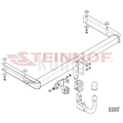Steinhof hak wypinany Audi A6 C6 Sedan 2004-2011