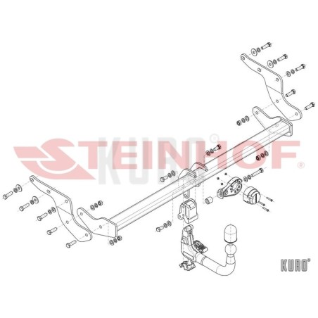Steinhof hak wypinany Renault Rafale SUV-Coupe 2024-