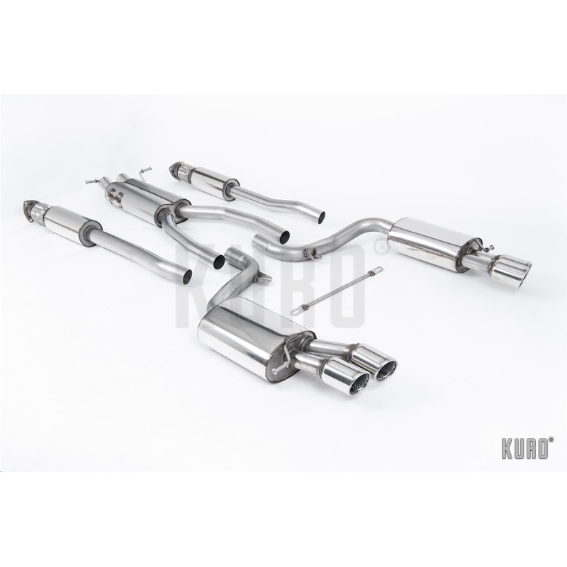 Milltek Audi S6 5.2 V10 C6 FSI quattro Cat-back EC Approved Resonated