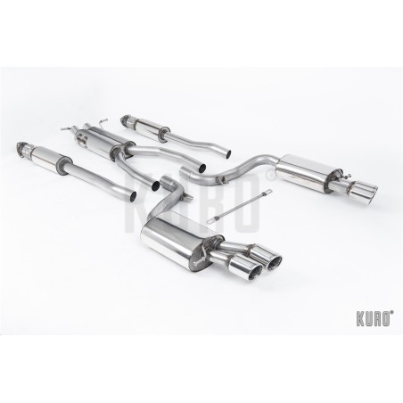 Milltek Audi S6 5.2 V10 C6 FSI quattro Cat-back EC Approved Resonated