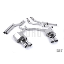 Milltek Audi S6/S7 C7 4.0 TFSI Cat-back Non-resonated ValveSonic