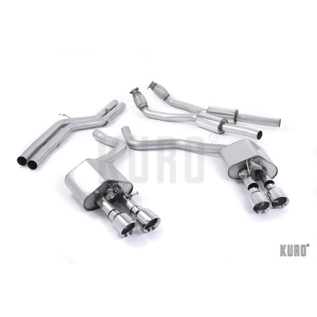 Milltek Audi S6/S7 C7 4.0 TFSI Cat-back Non-resonated ValveSonic