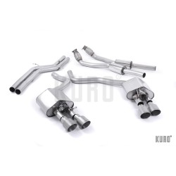 Milltek Audi S6/S7 C7 4.0 TFSI Cat-back Non-resonated ValveSonic