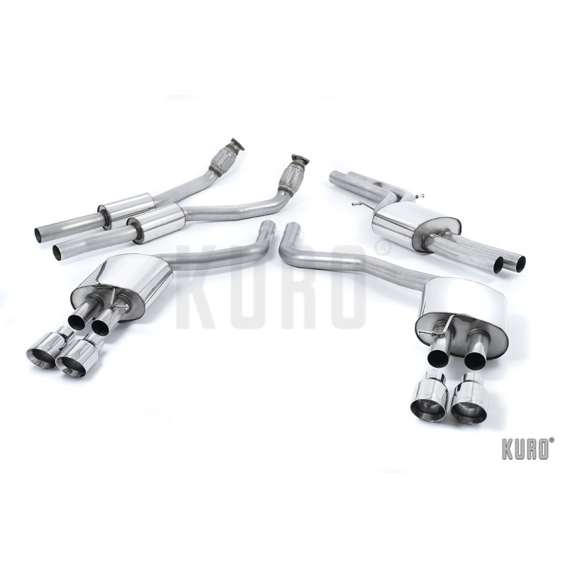Milltek Audi S6/S7 C7 4.0 TFSI Cat-back Resonated (EC)